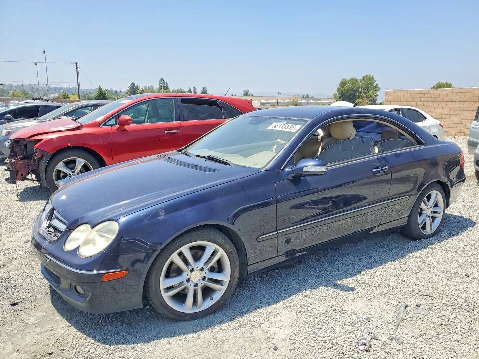 2008 Mercedes-benz Clk-klasse VIN WDBTJ56H38F241921 COPART salvage auction — NORMAL WEAR, Ca - Cert Of Title-Salvaged, sold $425 on 2026-07-29 (photo 1)
