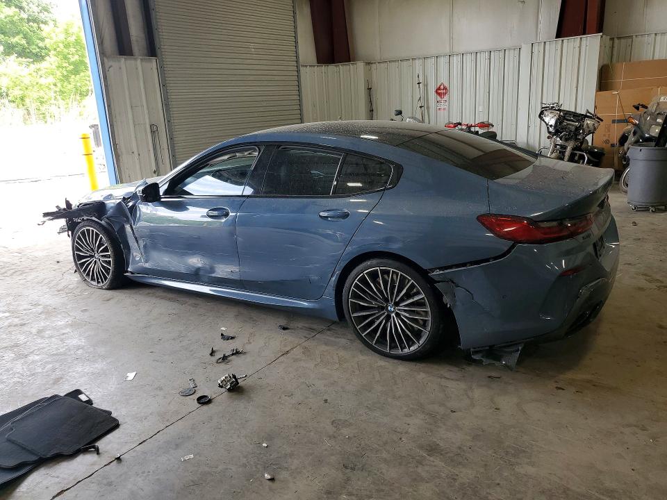 2021 BMW M8 VIN WBAGV8C02MCG42752 COPART salvage auction — FRONT END, Ny - Mv-907A Salvage Certificate, sold $15,900 on 2026-07-13 (photo 2)