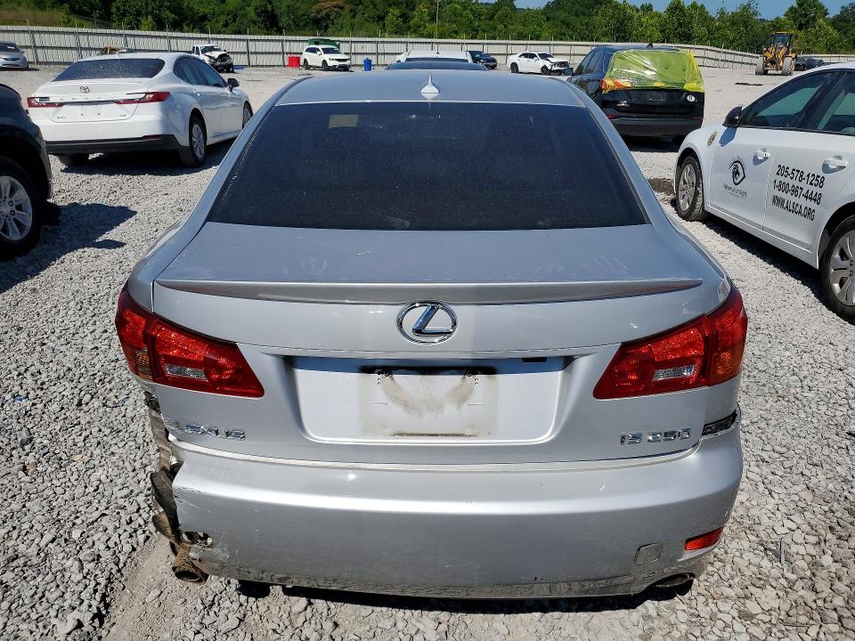 2007 Lexus Is 250 VIN JTHBK262075043109 COPART salvage auction — REAR END, AL - CERT OF TITLE-SALVAGE TITLE (P), sold $175 on 2026-07-21 (photo 6)