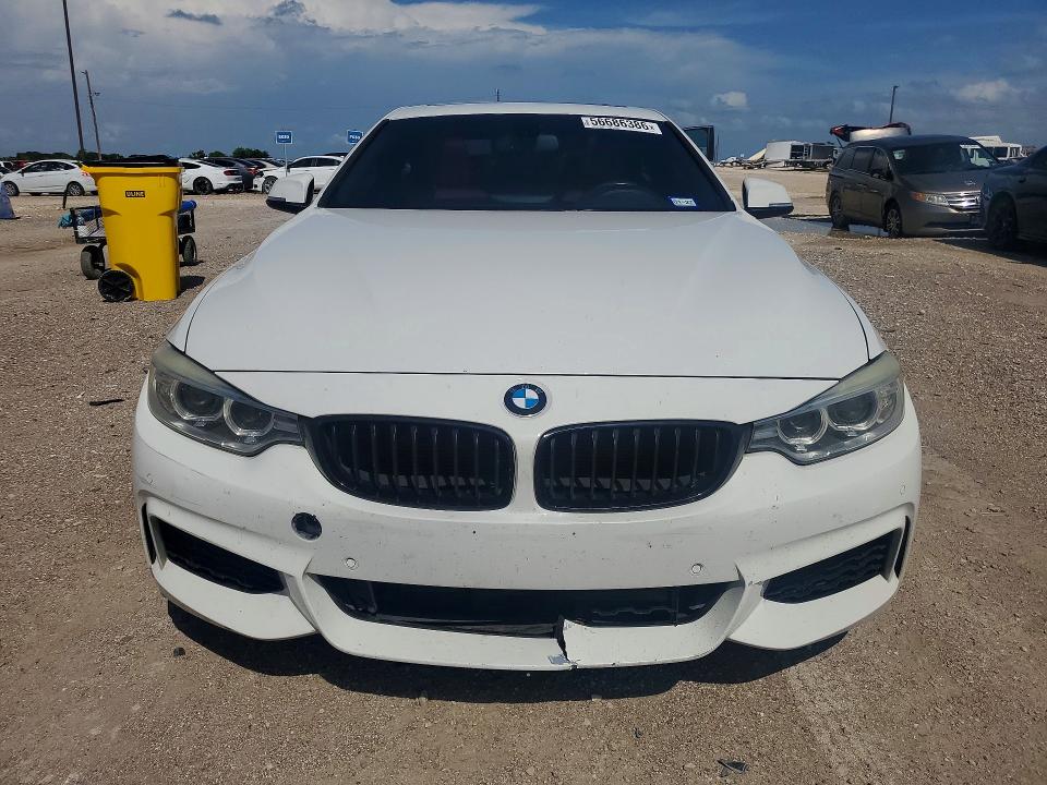 2015 BMW 4er VIN WBA3N3C53FK234280 COPART salvage auction — FRONT END, Tx - Salvage Vehicle Title, sold $4,900 on 2026-07-08 (photo 5)