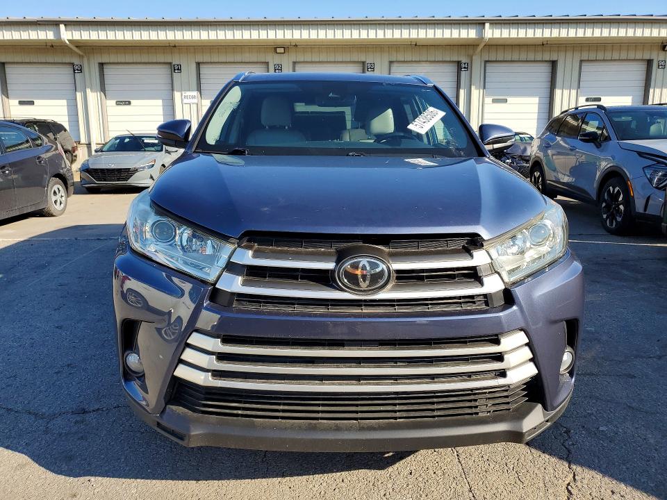 2019 Toyota Highlander VIN 5TDKZRFH9KS297768 COPART salvage auction — MINOR DENT/SCRATCHES, Ky - Certificate Of Title (P), sold $13,200 on 2026-07-29 (photo 5)