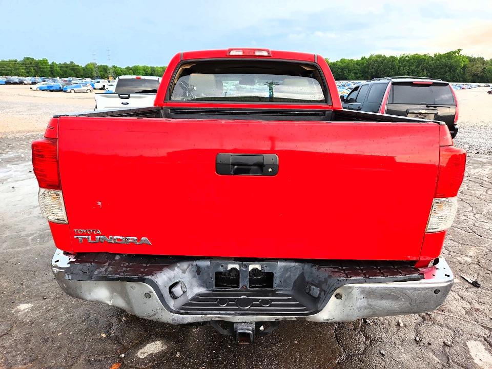 2010 Toyota Tundra VIN 5TFFY5F16AX076217 COPART salvage auction — NORMAL WEAR, Al - Certificate Of Title, sold $3,350 on 2026-07-07 (photo 6)