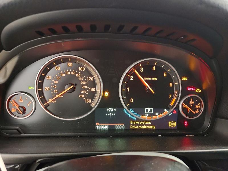 2014 BMW 5er VIN WBA5A7C54ED616588 COPART salvage auction — FRONT END, Ne - Cert Of Title-Salvage, sold $800 on 2026-07-14 (photo 9)