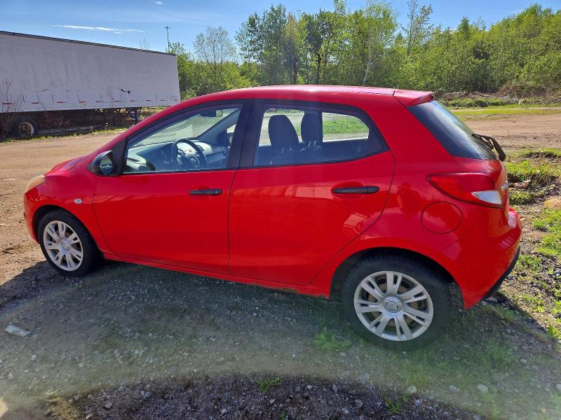 2012 Mazda 2 VIN JM1DE1KY2C0143743 COPART salvage auction — SIDE, Qc - Gravement Accidente, sold $625 on 2026-07-07 (photo 2)