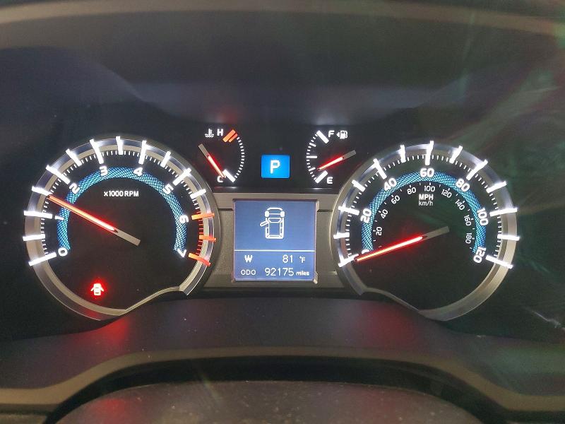 2015 Toyota 4runner VIN JTEBU5JR0F5204893 COPART salvage auction — HAIL, Tx - Certificate Of Title, sold $13,900 on 2026-07-24 (photo 9)