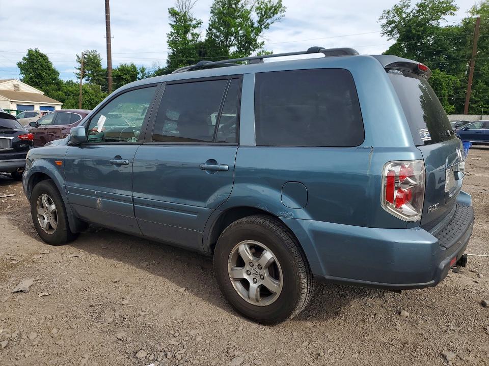 2006 Honda Pilot VIN 2HKYF18706H535608 COPART salvage auction — ROOF, Pa - Certificate Of Salvage, sold $575 on 2026-08-02 (photo 2)