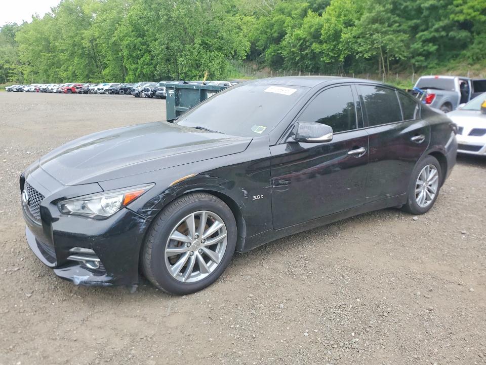 2016 Infiniti VIN JN1EV7AR4GM340125 COPART salvage auction — FRONT END, Ny - Mv-907A Salvage Certificate, sold $350 on 2026-07-28 (photo 1)