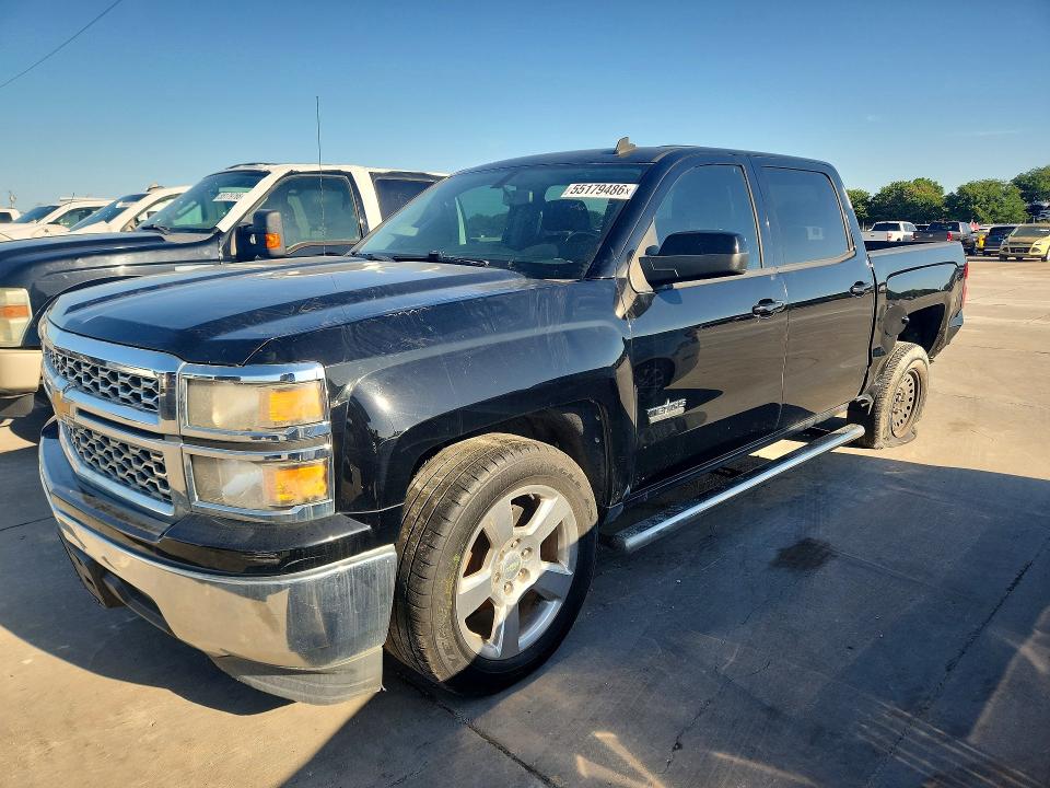 2014 Chevrolet Silverado VIN 3GCPCREC8EG392676 COPART salvage auction — REAR END, Tx - Salvage Vehicle Title, sold $5,000 on 2026-07-02 (photo 1)