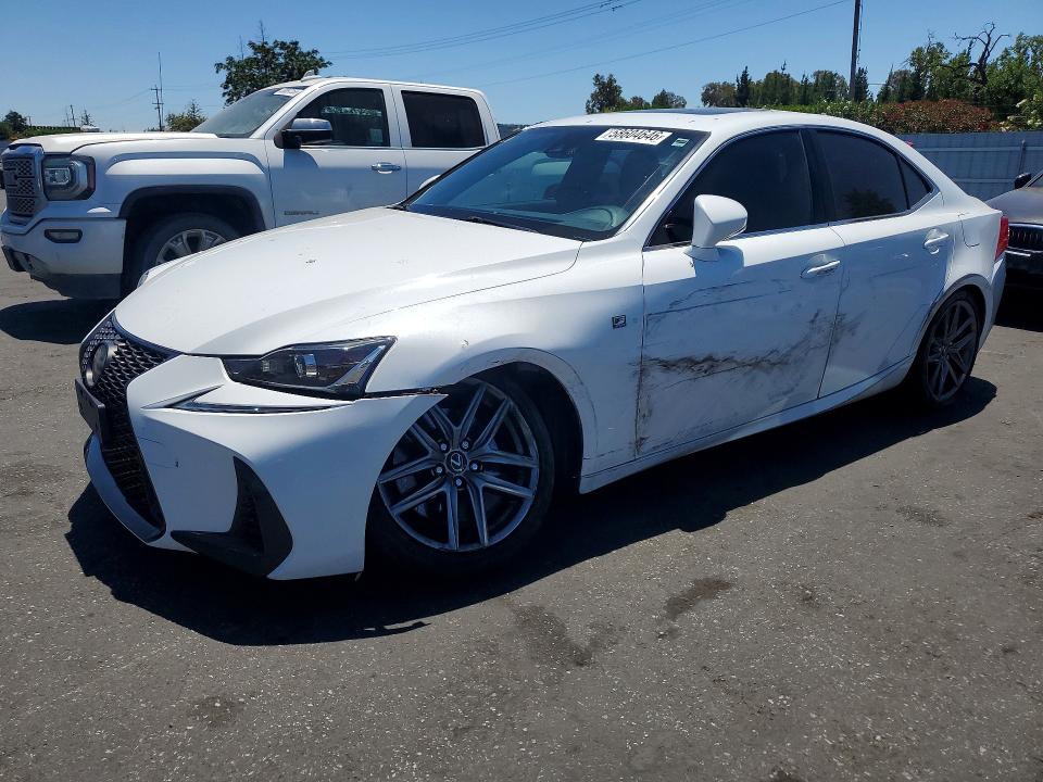 2017 Lexus Is 200t VIN JTHBA1D20H5043130 COPART salvage auction — FRONT END, Ca - Salvage Certificate, sold $7,300 on 2026-07-09 (photo 1)