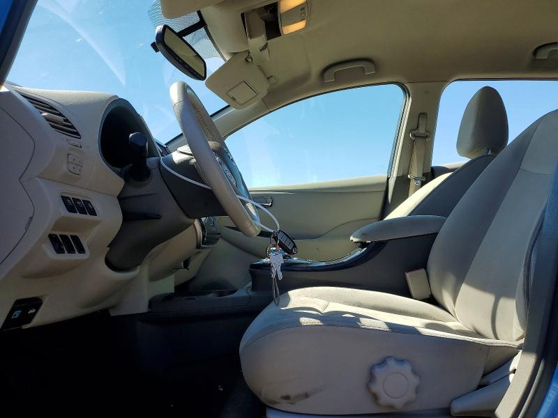 2012 Nissan Leaf VIN JN1AZ0CP7CT016088 COPART salvage auction — FRONT END, On - Permit Salvage, sold $400 on 2026-07-14 (photo 7)