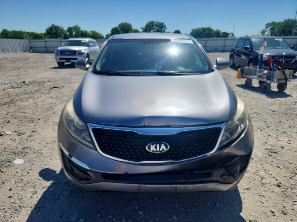 2016 Kia Sportage VIN KNDPBCAC9G7827855 COPART salvage auction — FRONT END, OH - CERT OF TITLE-SALVAGE, sold $1,700 on 2026-07-31 (photo 5)