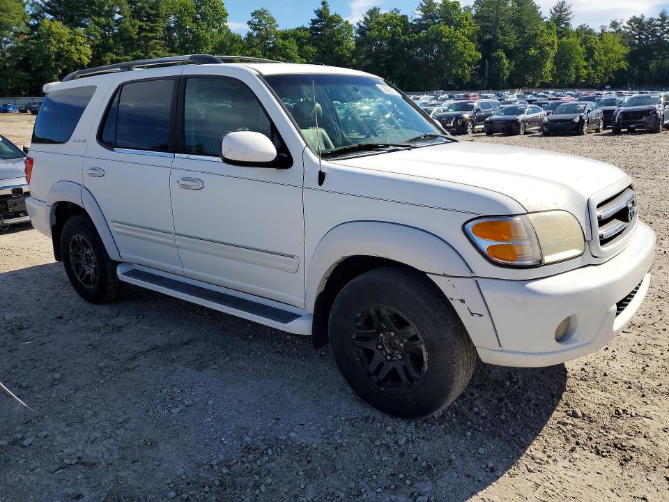 2003 Toyota Sequoia VIN 5TDZT38A43S182834 COPART salvage auction — MINOR DENT/SCRATCHES, La - Cert Of Title-Reconstructed, sold $800 on 2026-07-07 (photo 4)