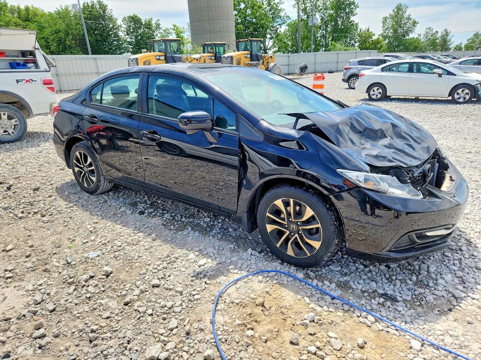 2015 Honda Civic VIN 19XFB2F83FE086952 COPART salvage auction — FRONT END, Mi - Certificate Of Title, sold $3,650 on 2026-07-02 (photo 4)