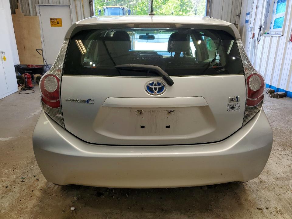2012 Toyota Prius VIN JTDKDTB31C1519868 COPART salvage auction — FRONT END, Me - Cert Of Title-Salvage Collisio, sold $900 on 2026-07-02 (photo 6)