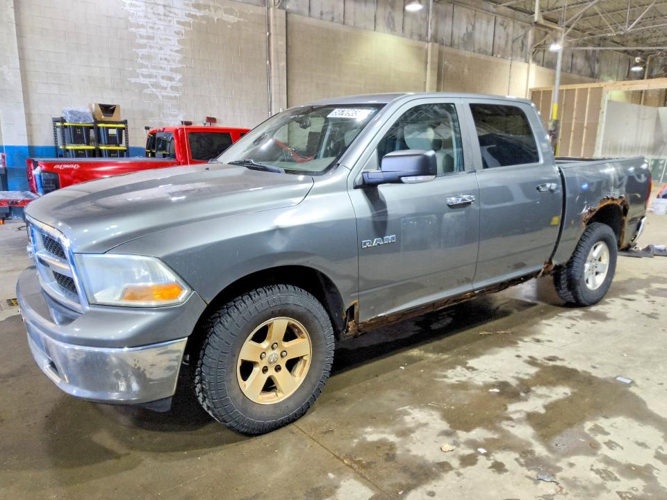 2010 Dodge Ram VIN 1D7RV1CP5AS143738 COPART salvage auction — FRAME DAMAGE, Mi - Cert Of Title-Salvage Vehicle, sold $300 on 2026-07-09 (photo 1)