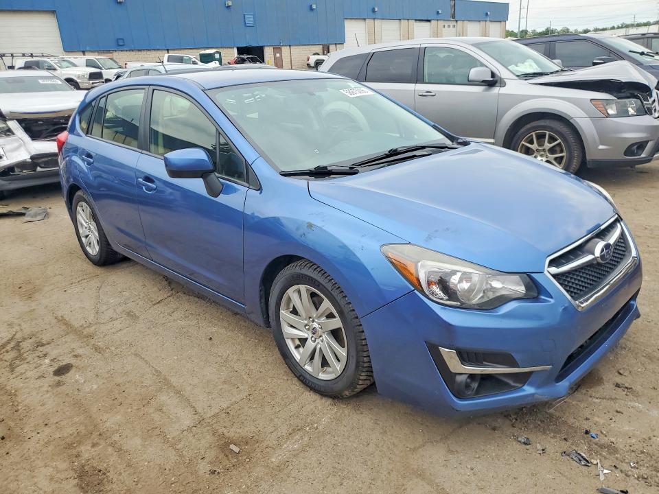 2015 Subaru Impreza VIN JF1GPAC66FH215544 COPART salvage auction — FRONT END, Mi - Certificate Of Title, sold $925 on 2026-07-10 (photo 4)