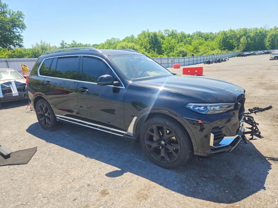 2022 BMW X7 VIN 5UXCW2C04N9J48995 COPART salvage auction — FRONT END, Pa - Certificate Of Salvage, sold $20,300 on 2026-07-14 (photo 4)