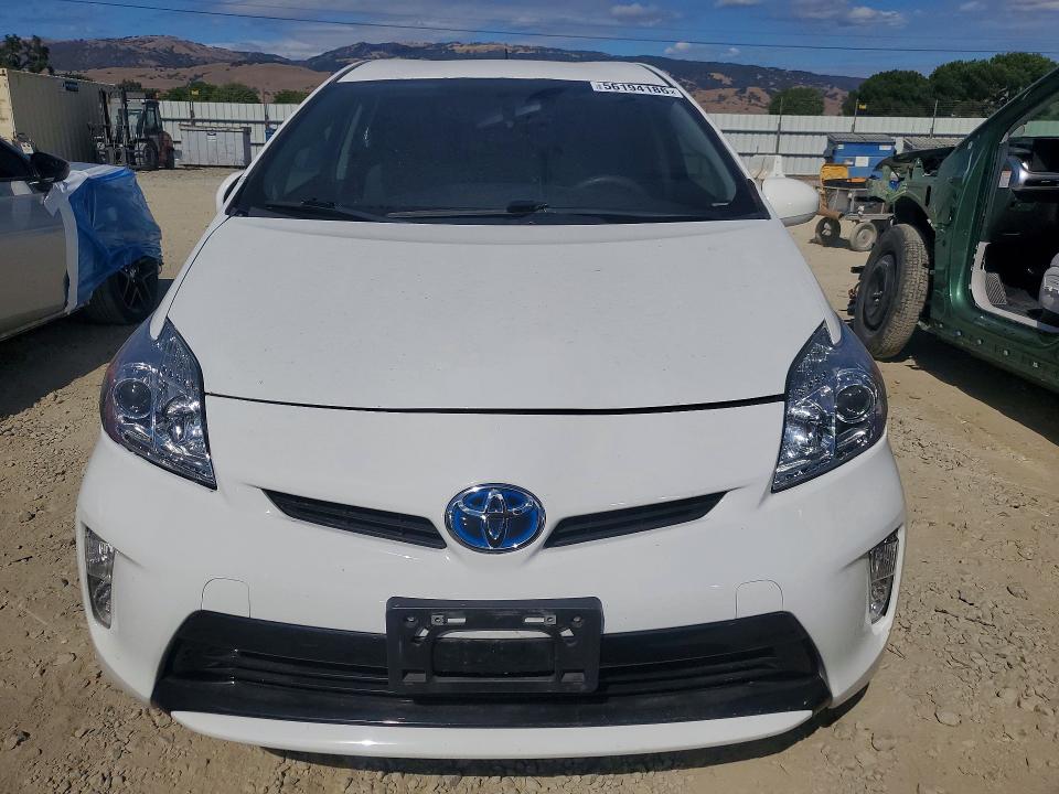 2012 Toyota Prius VIN JTDKN3DU3C5527238 COPART salvage auction — VANDALISM, CA - SALVAGE CERTIFICATE, sold $1,350 on 2026-07-28 (photo 5)