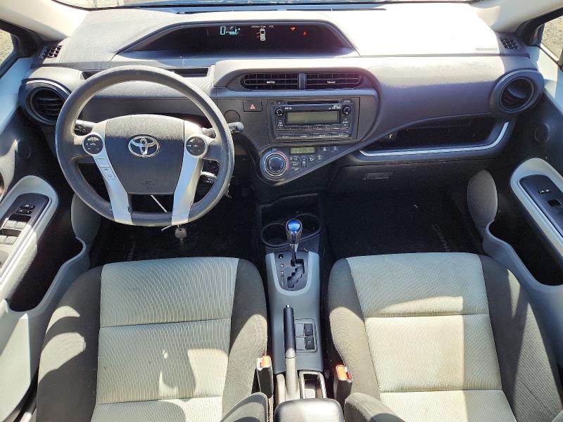 2014 Toyota Prius c VIN JTDKDTB38E1073334 COPART salvage auction — FRONT END, Wa - Vehicle Cert Of Ownership-Titl, sold $850 on 2026-07-02 (photo 8)