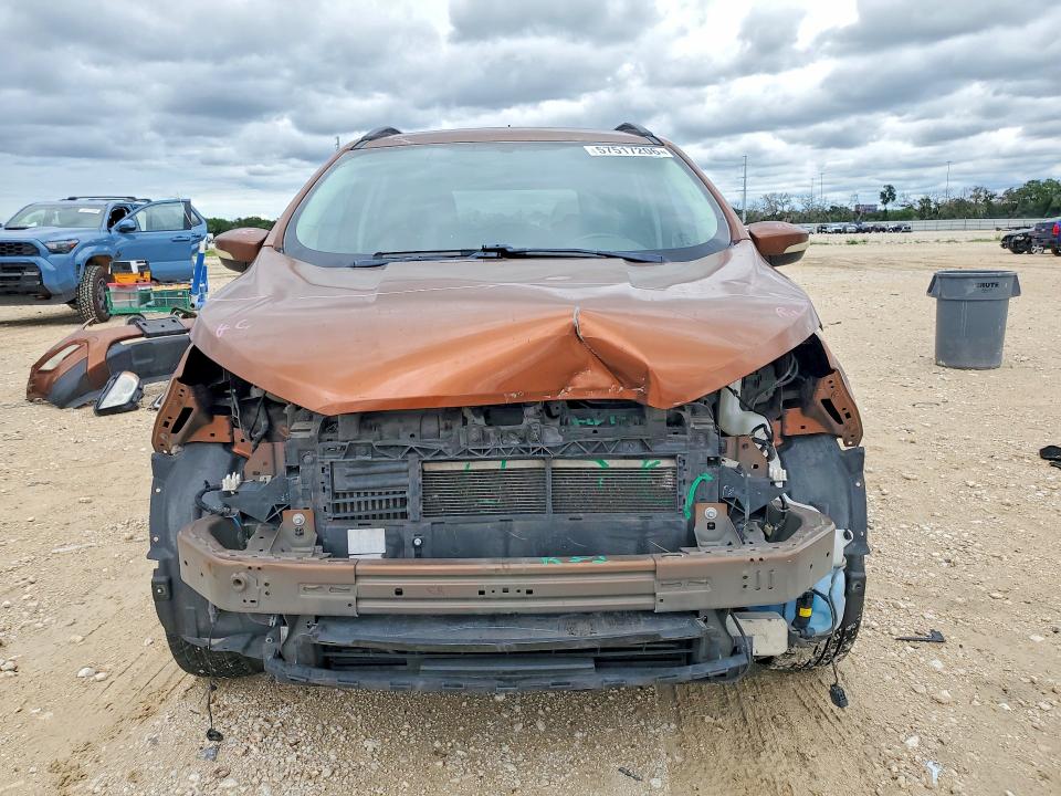 2018 Ford Ecosport VIN MAJ3P1TE8JC168836 COPART salvage auction — FRONT END, Tx - Salvage Vehicle Title, sold $1,000 on 2026-07-09 (photo 5)