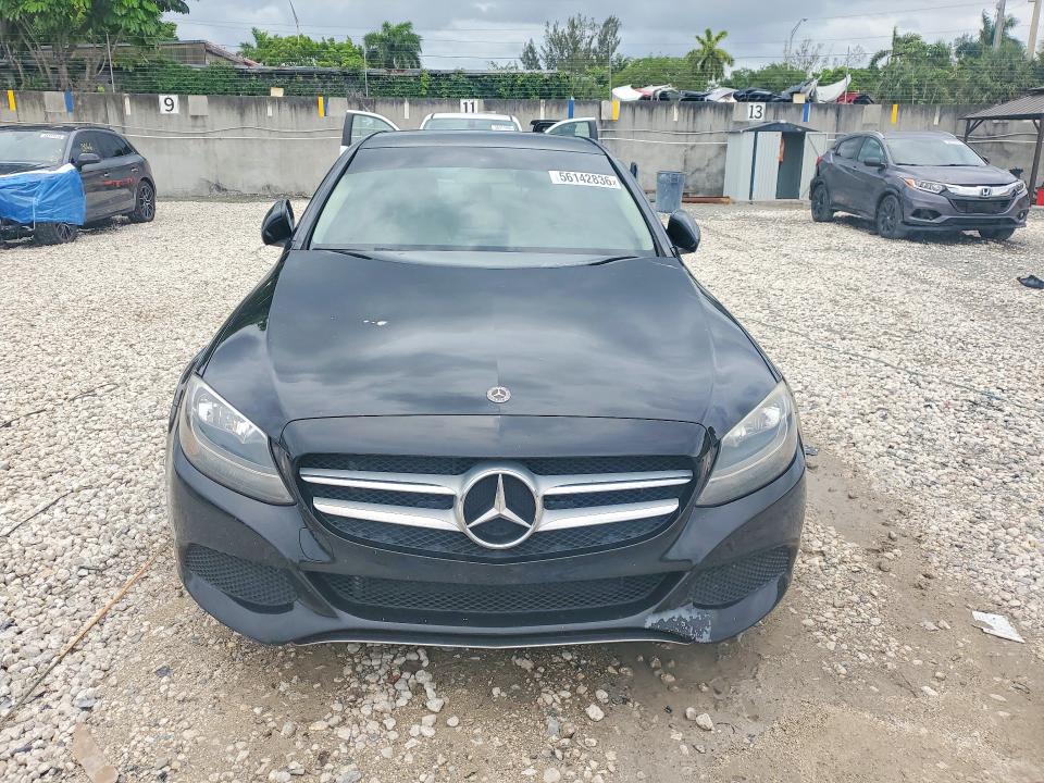 2018 Mercedes-benz C-klasse VIN WDDWF4JB5JR391505 COPART salvage auction — REAR END, Fl - Cert Of Title Slvg Rebuildable, sold $5,700 on 2026-07-24 (photo 5)