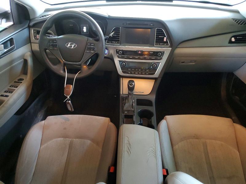 2017 Hyundai Sonata VIN KMHE24L17HA051105 COPART salvage auction — REAR END, Salvage Title, sold $250 on 2026-07-22 (photo 8)