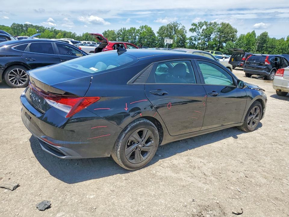 2021 Hyundai VIN KMHLS4AG0MU199684 COPART salvage auction — FRONT END, Va - Cert Of Title - Salvage, sold $125 on 2026-07-21 (photo 3)