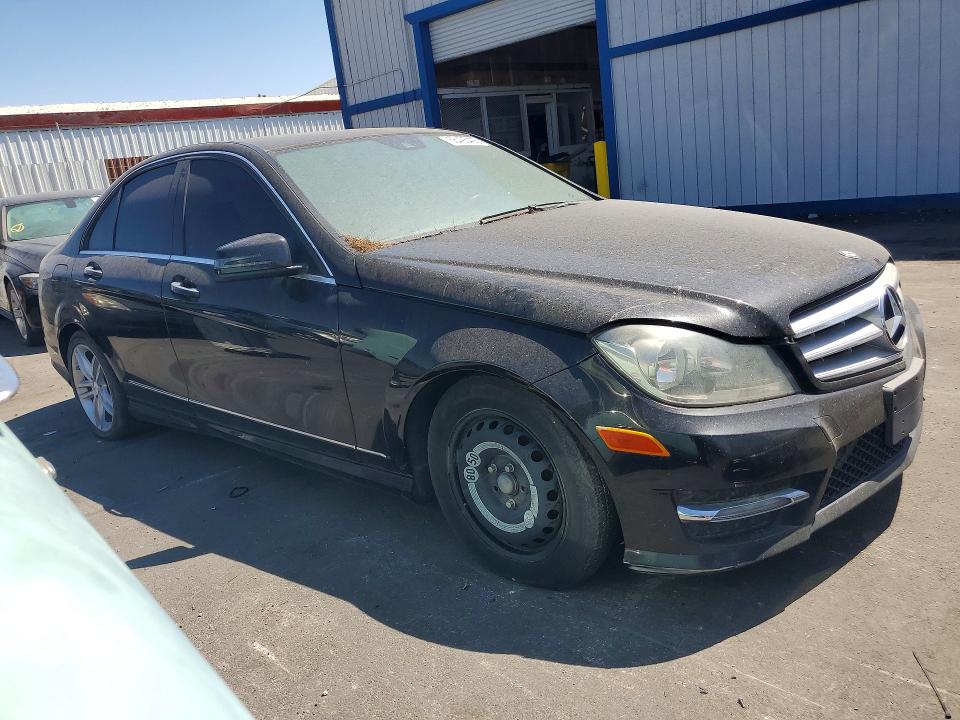 2013 Mercedes-benz C-klasse VIN WDDGF4HB0DR241378 COPART salvage auction — MECHANICAL, Nv - Lien Papers, Clean Title, sold $525 on 2026-07-27 (photo 4)