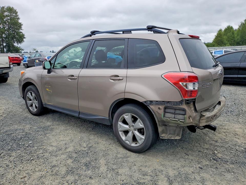 2016 Subaru Forester VIN JF2SJAGC2GH429021 COPART salvage auction — REAR END, Wa - Bill Of Sale, sold $2,500 on 2026-07-13 (photo 2)