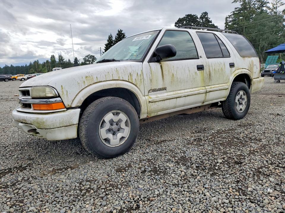 2003 Chevrolet Blazer VIN 1GNDT13X03K142162 COPART salvage auction — FRONT END, Wa - Vehicle Cert Of Ownership-Titl, sold $350 on 2026-07-02 (photo 1)