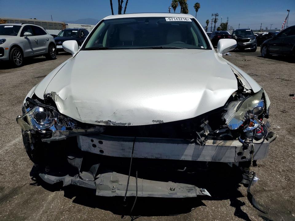 2009 Lexus Is VIN JTHBK262995102399 COPART salvage auction — FRONT END, Ca - Salvage Certificate, sold $350 on 2026-07-21 (photo 5)