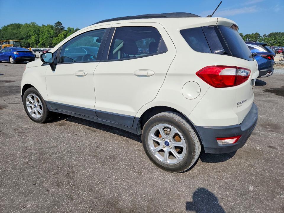 2019 Ford Ecosport VIN MAJ3S2GE8KC292203 COPART salvage auction — FRONT END, Nc - Salvage Certificate Of Title, sold $675 on 2026-07-30 (photo 2)