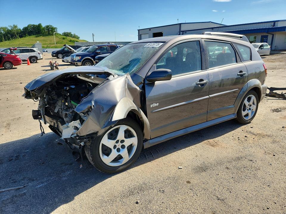 2007 Pontiac Vibe VIN 5Y2SL65827Z417854 COPART salvage auction — FRONT END, Wi - Junked Vehicle Bill Of Sale, sold $175 on 2026-07-28 (photo 1)