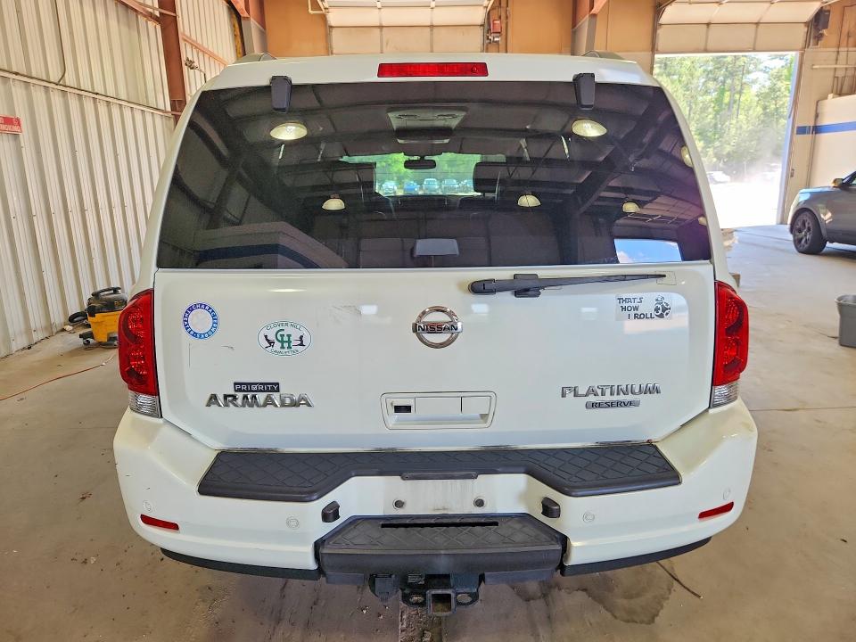 2015 Nissan Armada VIN 5N1BA0NEXFN613499 COPART salvage auction — FRONT END, Va - Cert Of Title - Salvage, sold $1,200 on 2026-07-02 (photo 6)