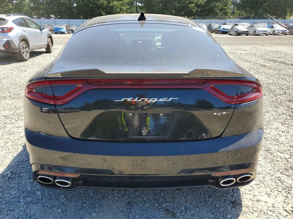 2018 Kia Stinger VIN KNAE45LC3J6011826 COPART salvage auction — FRONT END, Wa - Vehicle Cert Of Ownership-Titl, sold $3,200 on 2026-07-14 (photo 6)