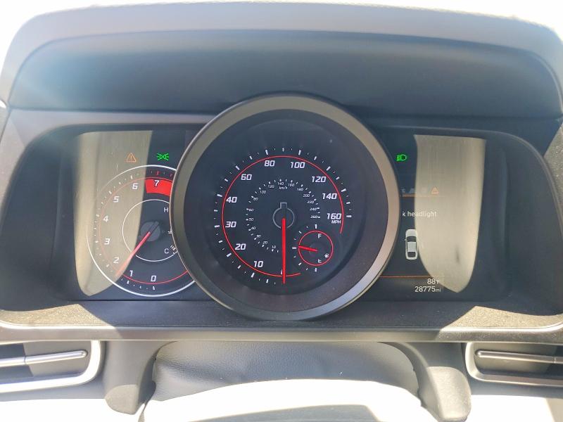 2021 Hyundai Elantra VIN KMHLM4AG6MU141492 COPART salvage auction — FRONT END, CA - SALVAGE CERTIFICATE, sold $3,150 on 2026-07-02 (photo 9)