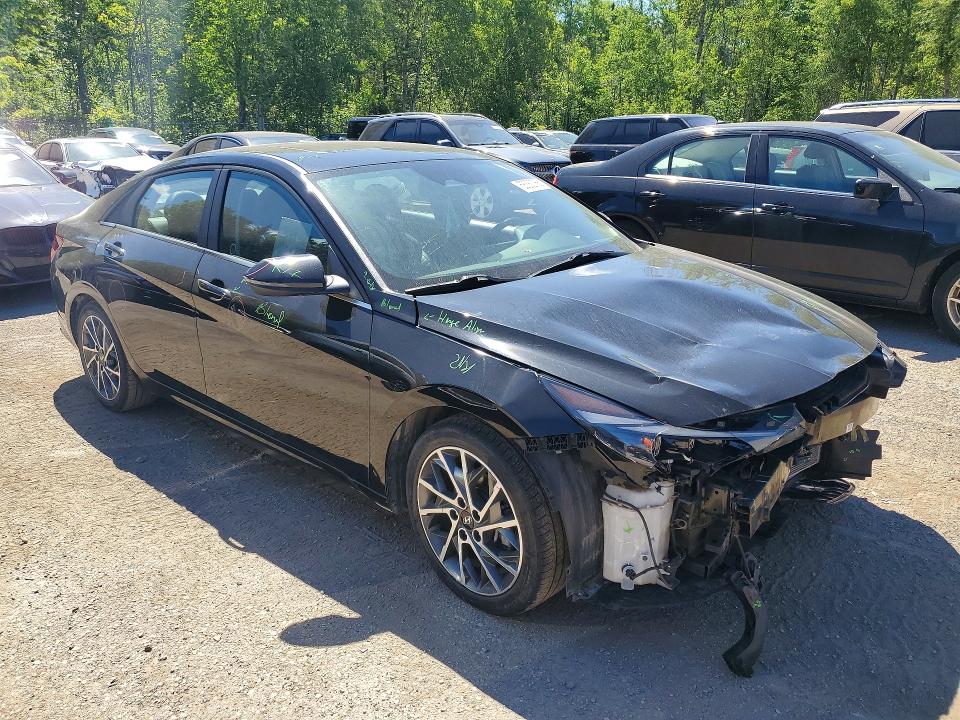 2021 Hyundai Elantra VIN KMHLN4AG3MU116157 COPART salvage auction — FRONT END, On - Permit Salvage, sold $625 on 2026-07-16 (photo 4)