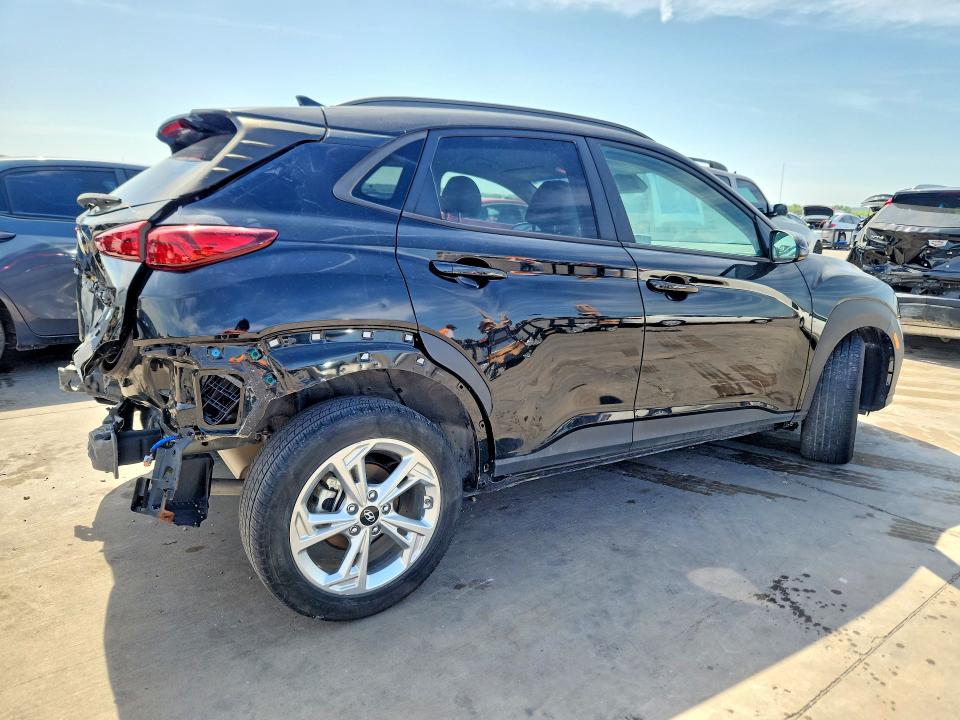2022 Hyundai Kona VIN KM8K62AB9NU881764 COPART salvage auction — REAR END, Tx - Certificate Of Title, sold $5,600 on 2026-07-23 (photo 3)