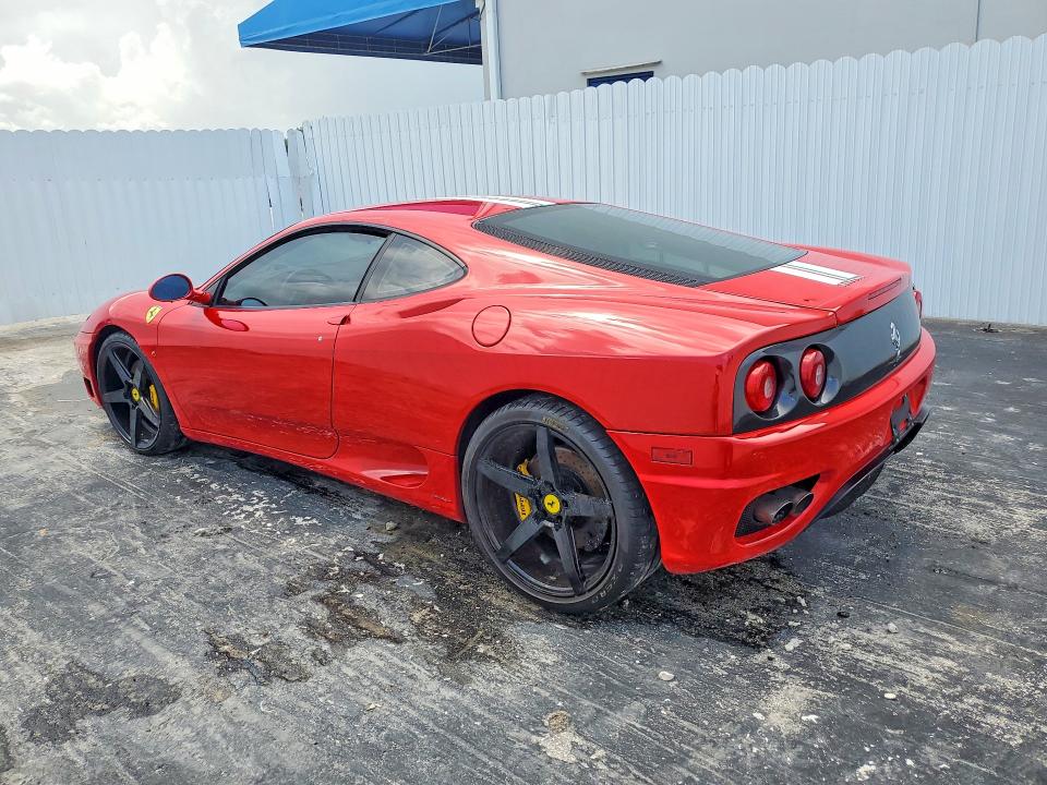 2004 Ferrari 360 VIN ZFFYU51A140137225 COPART salvage auction — WATER/FLOOD, FL - CERT OF TITLE-SLVG REBLD FLOOD, sold $40,500 on 2026-08-04 (photo 2)
