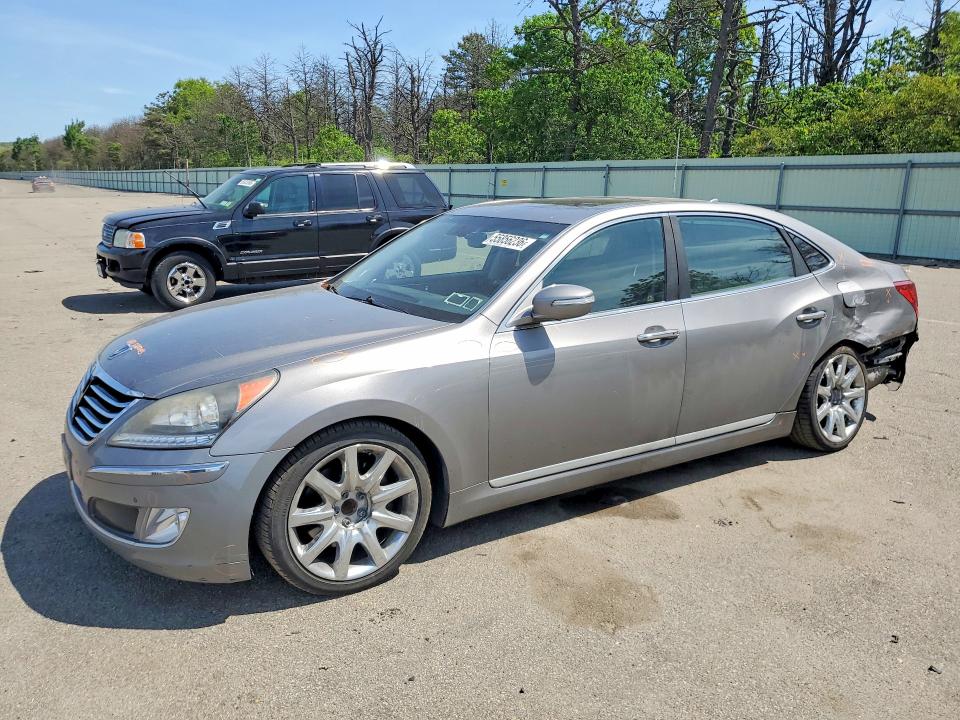 2011 Hyundai Equus VIN KMHGH4JF6BU034727 COPART salvage auction — REAR END, Ny - Mv-907A Salvage Certificate, sold $425 on 2026-07-06 (photo 1)