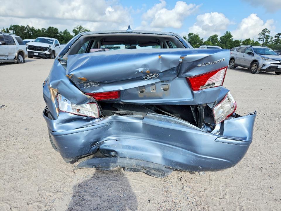 2010 Hyundai Sonata VIN 5NPET4AC7AH652583 COPART salvage auction — REAR END, TX - SALVAGE VEHICLE TITLE (P), sold $750 on 2026-07-17 (photo 6)