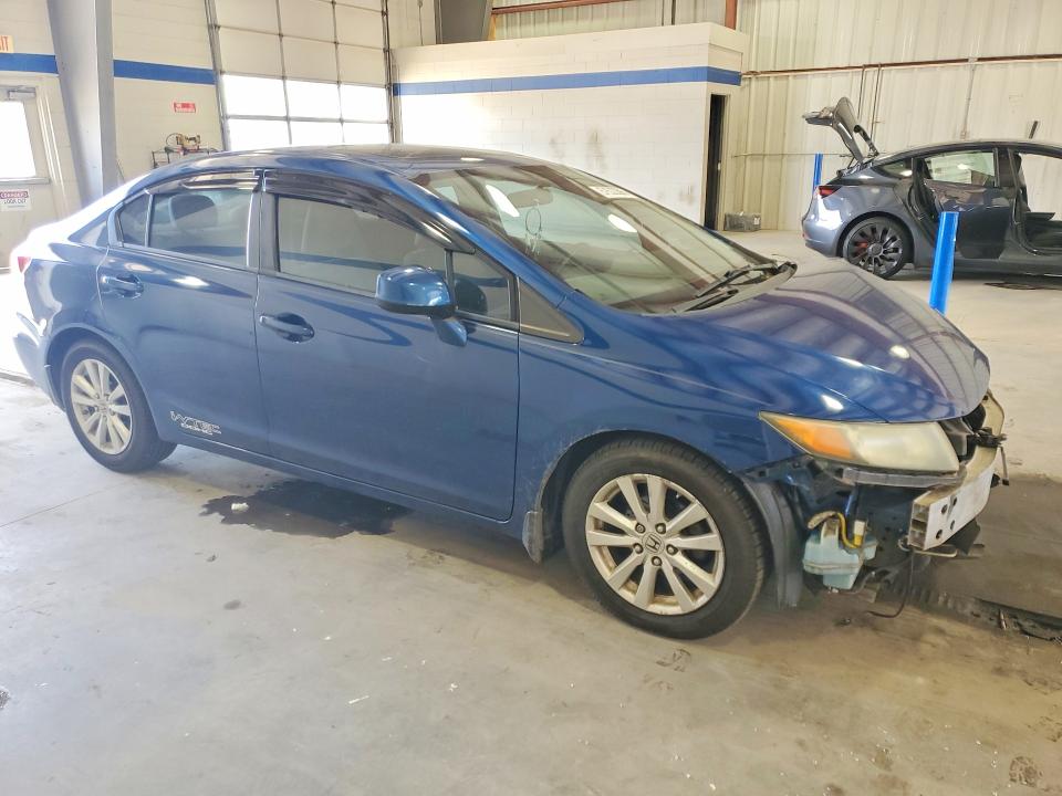 2012 Honda VIN 19XFB2F89CE328073 COPART salvage auction — FRONT END, VA - CERT OF TITLE - SALVAGE, sold $750 on 2026-07-02 (photo 4)