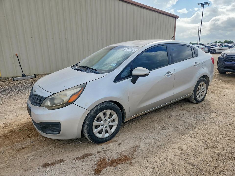 2013 Kia Rio VIN KNADM4A35D6281315 COPART salvage auction — SIDE, Tx - Salvage Vehicle Title, sold $1,200 on 2026-07-08 (photo 1)