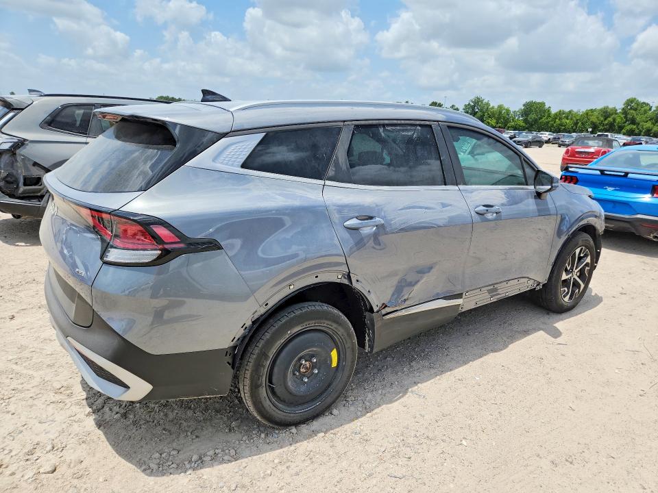 2025 Kia Sportage VIN 5XYK3CDF0SG247015 COPART salvage auction — FRONT END, TX - CERTIFICATE OF TITLE, sold $9,700 on 2026-07-28 (photo 3)
