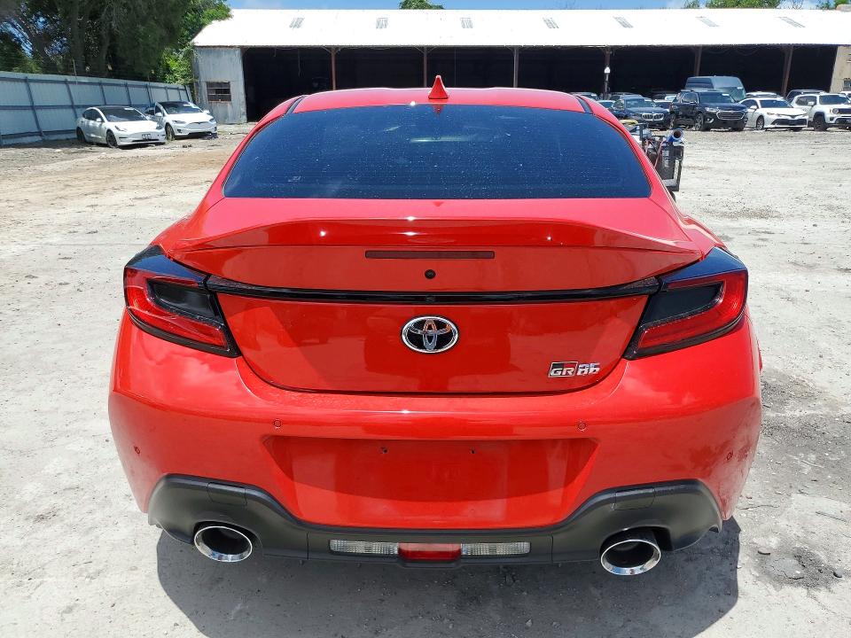 2024 Toyota Gr 86 VIN JF1ZNBE13R8756173 COPART salvage auction — FRONT END, Tx - Salvage Vehicle Title, sold $6,700 on 2026-07-14 (photo 6)