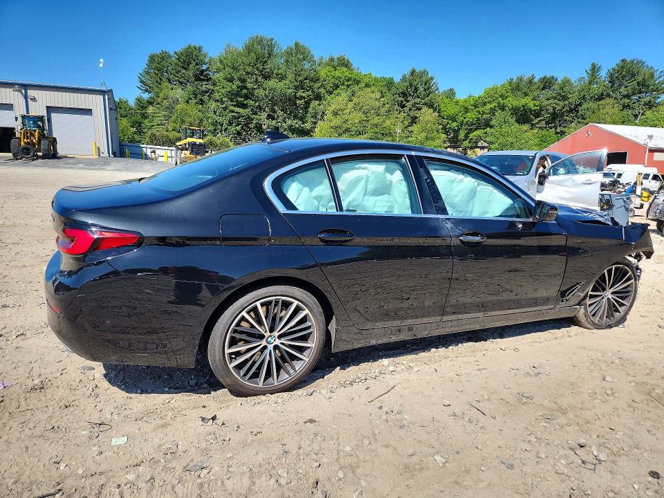 2021 BMW 5er VIN WBA73BJ07MWW94301 COPART salvage auction — FRONT END, Ma - Cert Of Title-Slvg Repair Thft, sold $2,200 on 2026-07-27 (photo 3)