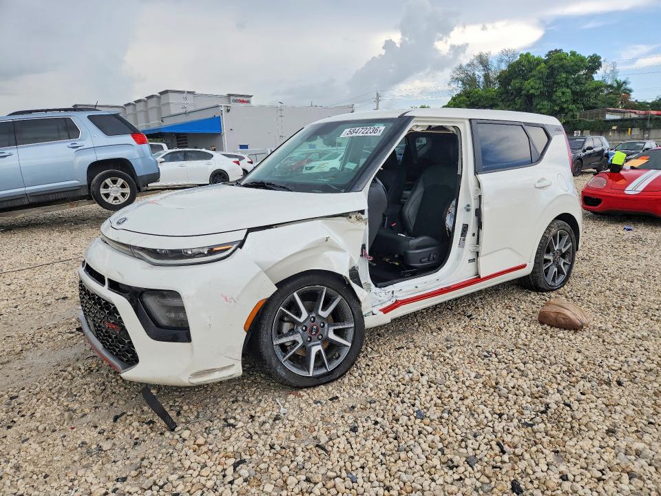 2020 Kia VIN KNDJ53AF5L7732551 COPART salvage auction — SIDE, FL - CERTIFICATE OF DESTRUCTION, sold $2,600 on 2026-07-24 (photo 1)