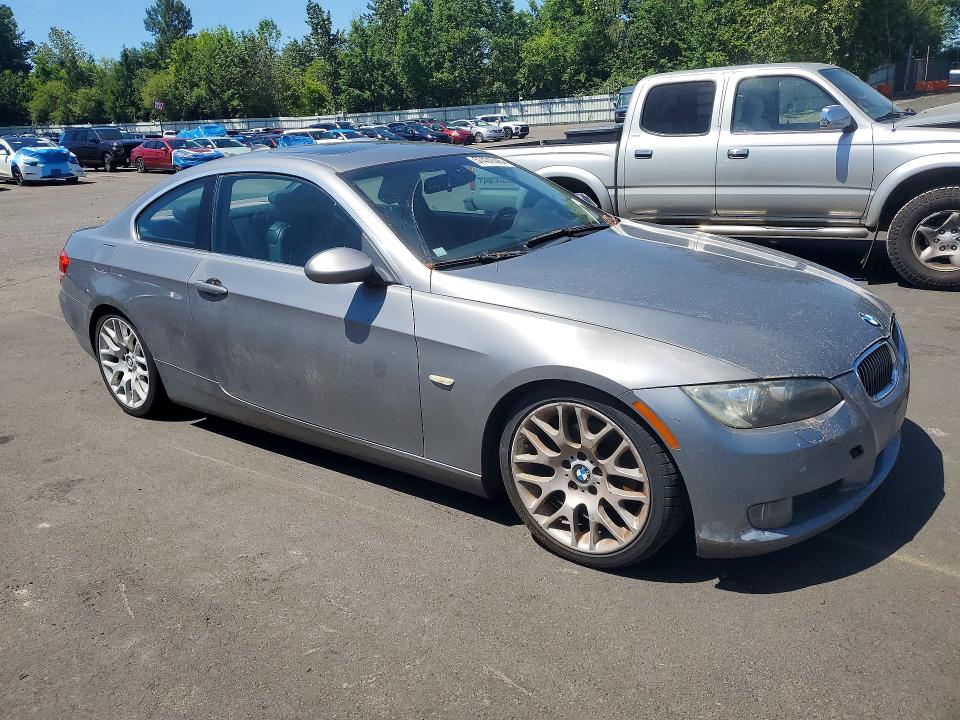 2007 BMW 3 series VIN WBAWV13597PK49775 COPART salvage auction — FRONT END, Or - Certificate Of Title, sold $775 on 2026-07-13 (photo 4)