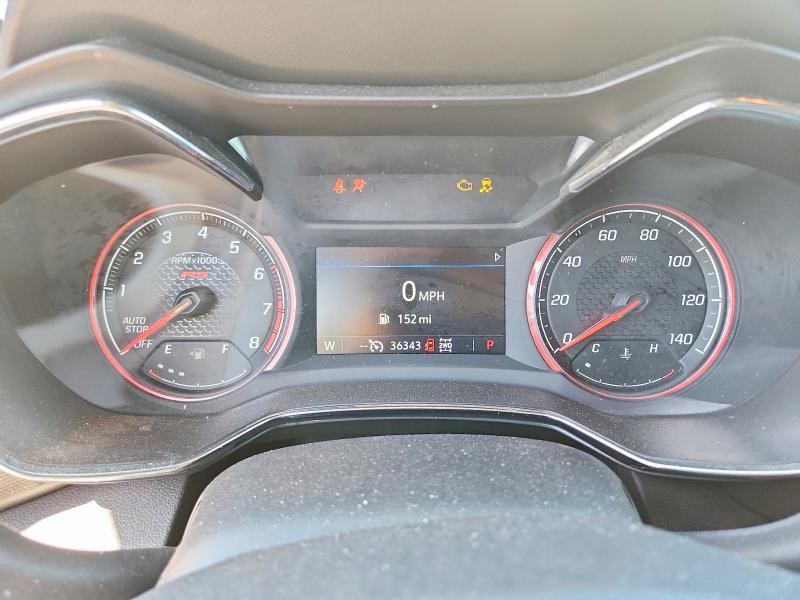 2022 Chevrolet Trailblazer VIN KL79MUSL3NB106106 COPART salvage auction — FRONT END, Wi - Cert Of Title-Claim Paid, sold $175 on 2026-07-27 (photo 9)