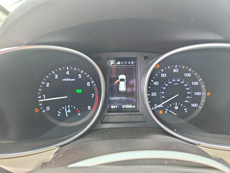 2017 Hyundai Santa fe VIN KM8SR4HF7HU252701 COPART salvage auction — SIDE, FL - CERT OF TITLE SLVG REBUILDABLE, sold $2,900 on 2026-07-24 (photo 9)
